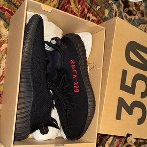 Adidas Black Yeezy Boost 350 V2 Sneakers